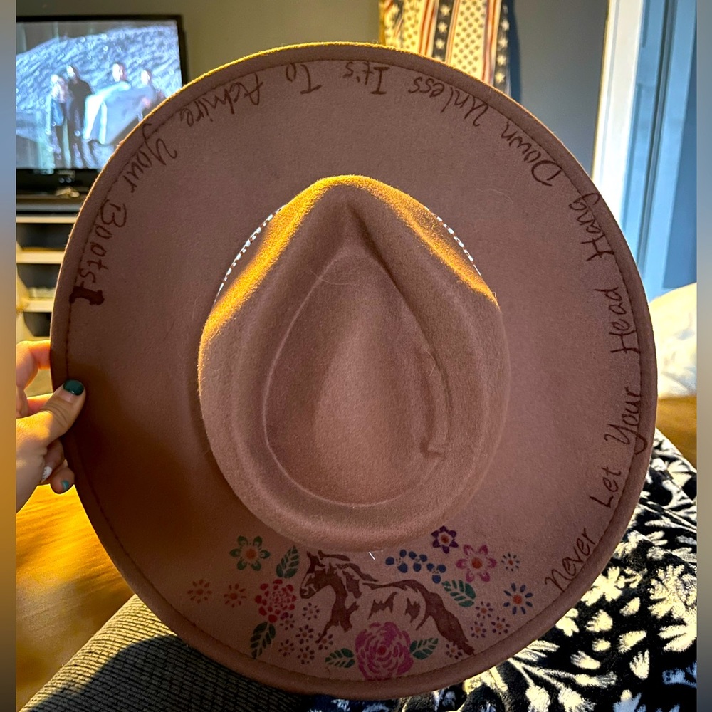 Custom drawn hat